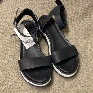 NWT Black Spring Sandal